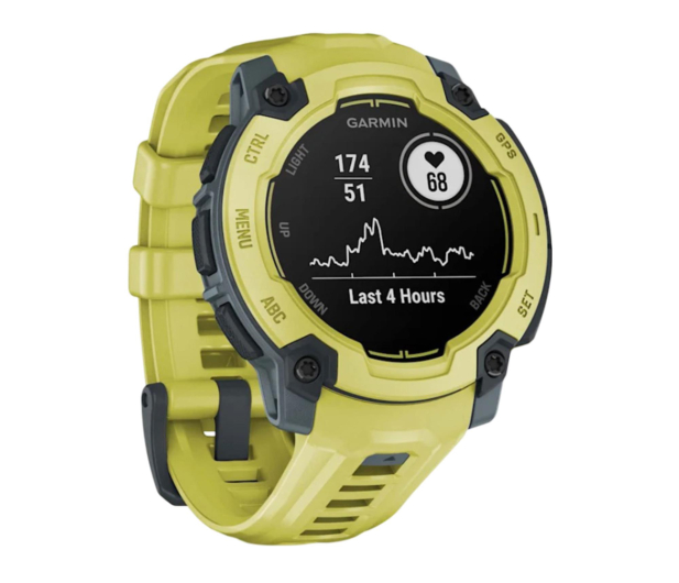 GARMIN Instinct E 45mm Żółtoniebieski (010-02933-01) - 1310378 - zdjęcie 3